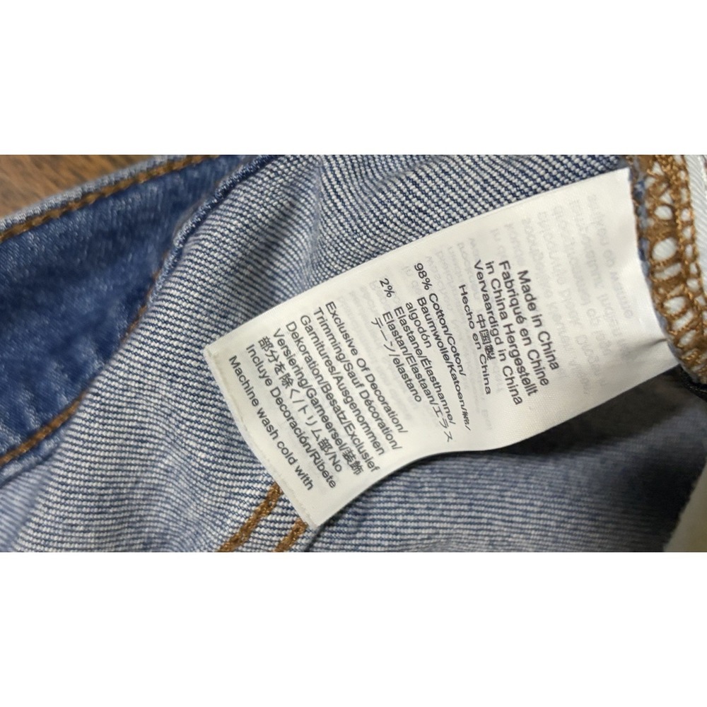 Madewell Women's The Perfect Vintage Jeans Light Wash Distressed Denim Size 28 - Picture 6 of 7